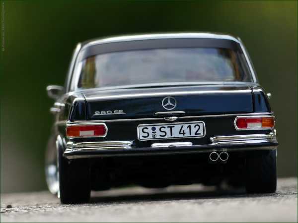 1:18 Mercedes Benz 280 SE W108 1968 DarkGreen + BBS = inkl OVP